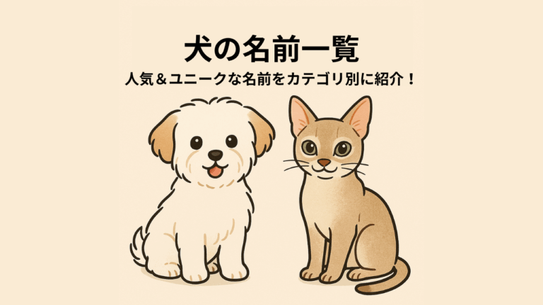 犬の名前一覧｜人気＆ユニークな名前をカテゴリ別に紹介！ | しっぽとフォトログ